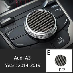 Carbon Fiber For Audi A3 8V S3 Car Interior Gearshift Air Conditioning CD Panel Door Armrest Cover Trim Stickers Accessories