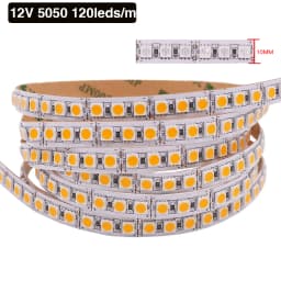 12V 24V Led Strip 5054 2835 5050 60 120 240Leds/m Waterproof Cool/Warm/Natrual White RGB Flexible LED Ribbon Tape Light Lamp 5m