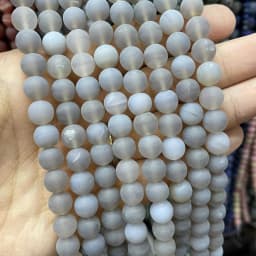 4 6 8 10 MM Natural Colorful Agates Round Loose Stone Beads For Jewelry Making Charm Diy Bracelet Necklace Earrings Material