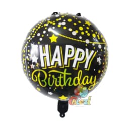 7pcs 18 Inch Birthday Theme Foil Balloons Helium Round Balloon Adult Happy Birthday Party Decoration Kids Baby Shower Globos