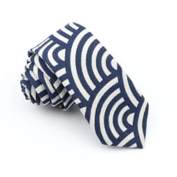 High Quality Cute Linen Cartoon Tie For Men Cat Polar Bear Watermelon Waves Printed Funny Gift Animal Narrow Striped Slim Cravat