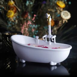 Creative Mini Bathtub Cocktail Cup Milkshake Cold Drink Beer Mug Electric Pump Spray Water Artistic Conception Food Container