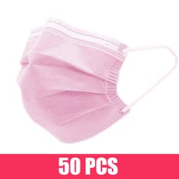 10/50/100/200PCS Disposable Mask Earloop Pink Bule Black White Mouth Masks 3 Layers Meltblown Non-Woven Breathable Face Mask