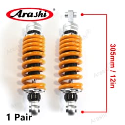 Arashi Rear Shock Absorber Nitrogen Air Shock Suspension For HONDA For YAMAHA For SUZUKI 425mm / 365 / 360 / 330 / 315 / 305mm