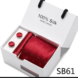 Brand 100% Silk Ties Gift box Office Men Classic Party Wedding striped 7.5cm Silk Wedding Floral Tie Necktie Handkerchief Set