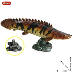 Oenux Sea Life Animals Model Action Figures Ocean Fish Sailfish Bass Grouper Salmon Aquarium Figurines PVC Educational Kids Toy
