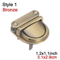 1Pcs Metal Durable Clasp Turn Lock Twist Lock for DIY/Repair Handbag Purse Luggage Hardware Closure Bag Parts Accessorie