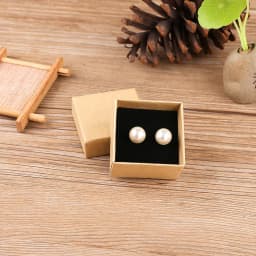 60pcs DIY Kraft Cardboard Gift Packaging Boxes Brown Black Paper Small Soap Box Mini Jewelry Ring Earrings Organizer Carton Box