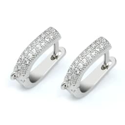 New DIY Earrings Clasps Hooks for Woman Handmade Jewelry Making Accessories Gold Color Brass Zircon Earrings Hook