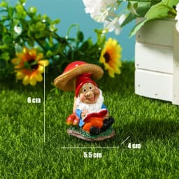 Creative 1pcs Mini Gnome Snail Funny Resin Dwarfs Statue Cute DIY Bonsai Decoration For Desk Garden Sculpture Decor Dropshipping