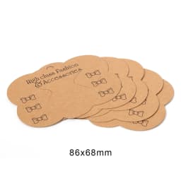50pcs Earrings Necklaces Display Card Cardboard Earring Packaging Hang Tag Card Ear Studs White Paper Card Jewelry DIY Wholesale