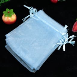 50Pcs Organza Bag Jewelry Packaging Gift Candy Wedding Party Goodie Packing Favors Pouches Drawable Bags Present Sweets Pouches