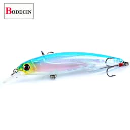 Jerkbait Minnow Fishing Lures Hard Plastic Bait Artificial Lure Bass Pike ABS Wobbler for Fish Hooks Crankbait 3D Eyes Sea 1pcs