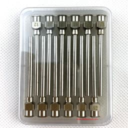 12 Pack - Dispensing Needle 11/2" - All Metal, Stainless Steel Blunt Tip Luer Lock (8 G,10G,12G,14G or mixture Optional))