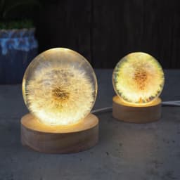 DIY Crystal Epoxy Resin Mold One-in-one Ball Small Night Lamp Multi-size Round Night Light Set Silicone Molds For Epoxy Resin