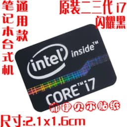 DIY Sticker Decoration Original Second And Third-Generation Cpu i3 i5 i7 Laptop Personality Label