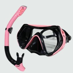Professional Diving Mask Snorkeling Set for Adults, Silicone Skirt, Goggles, Swimming Equipment
