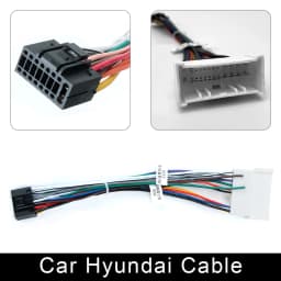 Car Audio MP5 Player ISO Cable Autoradio Radio Accessories for VW Hyundai Honda Toyota Nissan Mitsubish Ford Outlande Suzuki Kia