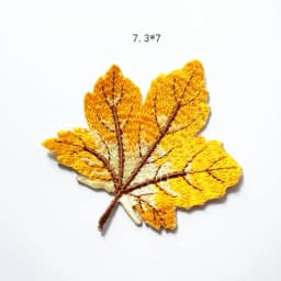 Maple Leaf Embroidery Sticker Parches Ropa Termoadhesiv Bordados Embroidery Patch Patches For Clothing Pegatinas De Planchar Swe