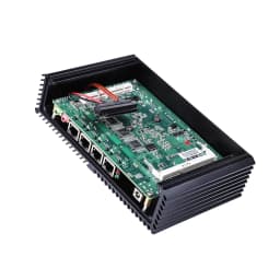 Qotom Mini PC Q300G4-S05 Core I3 I5 I7 with 4 Gigabit Ethernet NIC AES-NI Firewall Router Computer
