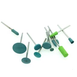 12pcs Rubber Polishing Wheel Silicone Grinding Head Fine Grit Dremel Rotary Tools