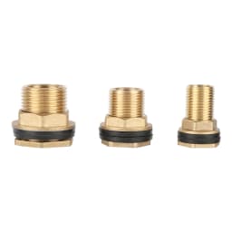 Garden Irrigation 3/8" 1/2" 3/4" 1" Internal & External Thread Adapter Brass Water Tank Water Tower Pipe Drain Adapters 1 pc