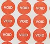 Blue/Red Round 5mm 500 PCs/Lot Fragile Paper VOID Sticker Guaranteed Tamper Warranty Seal for Mobile/Laptop/Ipad Repairment