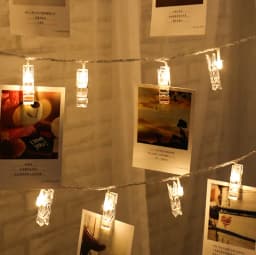 Garland Clothespins Led Photo Clip Lights String Weeding Decorations Christmas Ornaments New Year 2026 Home Decor 6/10M Bedroom
