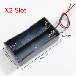 18650 Power Bank Cases 1x 2x 3x 4x Battery Storage Box 1 2 3 4 Slot Way DIY Batteries Clip Holder Container With Wire Lead Pin
