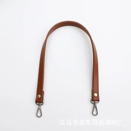 High Quality Leather 50CM Replacement Short Single Shoulder Straps Bag Accessories Bag Handles Plain Pattern