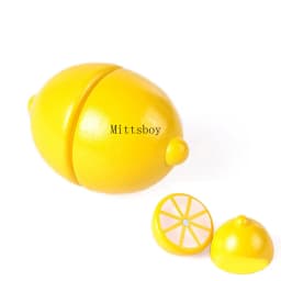 Simulation Magnetic Montessori Fruit Play House Strawberry Watermelon Banana Durian Seasoning Baking Toy Wooden Educational Toys