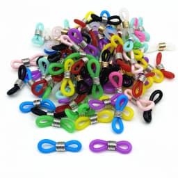 20pcs/100pcs Glasses Chain Silicone Rubber Ring Non Slip DIY Connector Strap Eyelets Rope Sunglasses Cord Accessory #ZZ04