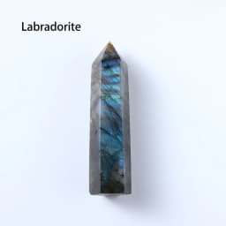 7-8cm Natural Crystal Point Quartz Rainbow Wand Crystal Column Rose Quartz Rock Mineral Specimen Home Decor Reiki Healing stone