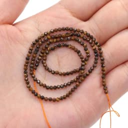 100% Natural Stone Beads Small Faceted Beads for Women Jewelry Making DIY Necklace Bracelet Accessories 2-3mm 15inch