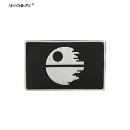 AHYONNIEX 1 PC Soft PVC Material Bird Armband Patch Hook And Loop 3D Badge Military Tactical Flag Stickers DIY