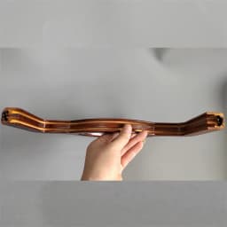 1 Set 30x8 Cm Red Coffee Color Solid Wood With Screws Sewing Holes Diy Handbag Accessories Obag Handles Wooden Purse Frame Bag