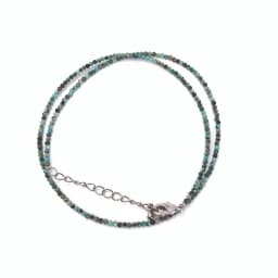 Natural Crystal quartz agate tourmaline Stone 2-3mm Cutting beads Mini necklaces Bracelet are suitable for men and women gifts