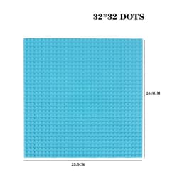 Baseplate 32x32 16X32 Dots Classic Brick Plate Building Blocks DIY Constructor Parts Baseplates Compatible Brands City Friends