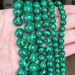 Natural Stone Beads 4-12mm Lava Rose Quartz Tiger Eye Turquoise Labradorite Round Beads for Jewelry Making Diy Bracelet 15inch
