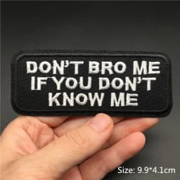 Black Punk Badges Jacket Patch Embroidered Iron Patches For Clothing Sew On Sticker DIY Appliques Decoration Rock Band