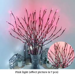 20 Bulbs LED Willow Branch Lights 77cm Vase Filler Willow Twig Home Christmas Party Garden Decoration Wedding Decorative Lights