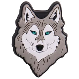 1PCS PVC Animal Shoe Charms Black White Monkey Wolf Cow Bear Fox Garden Shoes Button Decorations Accessories For Clogs Pins