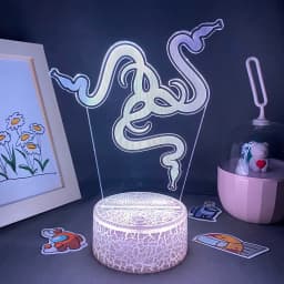 Hot Game Razer Logo 3D Led Neon Night Light Birthday Toys Gift For Raser Gamer Boyfriend Kid BedRoom Table Decor Razer Lava Lamp