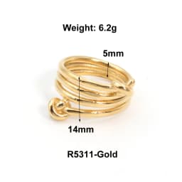 New Design Stainless Steel Round Bead Rings for Women Wedding Jewelry Party Gift