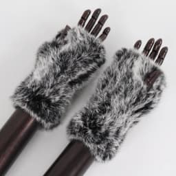 New Women 100% Real Genuine Knitted Rex Rabbit Fur Mittens Winter Warm Lady Real Fur Fingerless Gloves Handmade Knit Fur Mitten