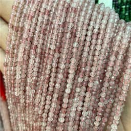 Faceted Natural 2 3 mm Stone Bead Zircon Rose Quartzs Amethysts Rubys Agates Seed Beads for Jewelry Making Beadwork DIY Supplies