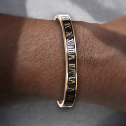 New Design Cuff Bracelet Bangle Stainless Steel Bracelet Enamel Carving Roman Numeral Couple Roman Bangle For Men Women Jewelry