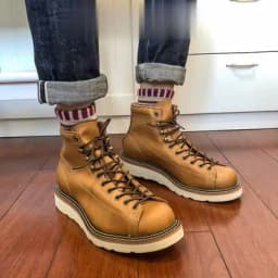 U6796 Red Tornado Super Quality Handmade Italian Cowhide Genuine Leather American Style Goodyear Welted Boots Size 35-49