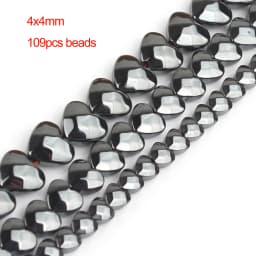 Natural Stone Hematite Beads Flat Round Disc Oval Heart Square Circle Loose Spacer Beads For Necklace Bracelet Making