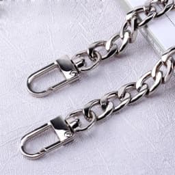 Long 120cm Metal Purse Chain Strap Handle Replacement Chain Handbag Shoulder Bag Chain Accessories Gold/Silver/Black